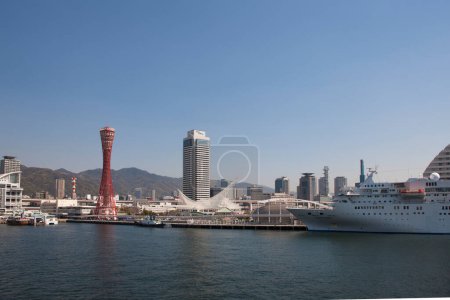 Port of Kobe and Kobe Tower, Japan