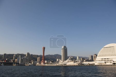 Téléchargez les photos : Port de Kobe et tour Kobe, Japon - en image libre de droit