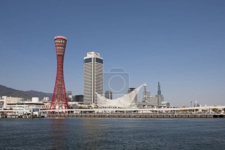 Photo for Port of Kobe and Kobe Tower, Japan - Royalty Free Image
