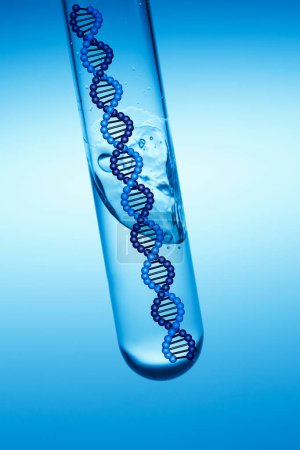 Foto de Molécula de ADN en tubo de vidrio
. - Imagen libre de derechos
