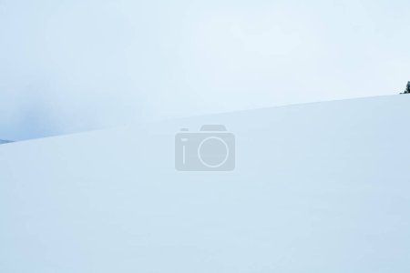 Photo for Snow covered surface as background - Royalty Free Image