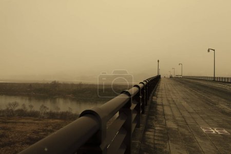 Photo for Beautiful view of the bridge over the river - Royalty Free Image