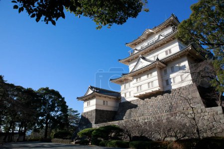 Foto de Castillo Kumamoto en la ciudad de Kumamoto en Japón - Imagen libre de derechos