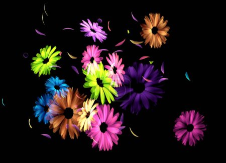Foto de Patrón con adorno floral decorativo - Imagen libre de derechos
