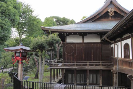 Photo for Serene photo of a traditional Japanese shrine - Royalty Free Image