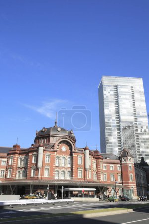 Foto de La estación de Tokio es la puerta de entrada a Tokio, la capital de Japón - Imagen libre de derechos