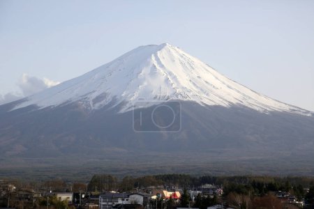 Foto de Hermosa montaña Fuji en Japón en invierno - Imagen libre de derechos