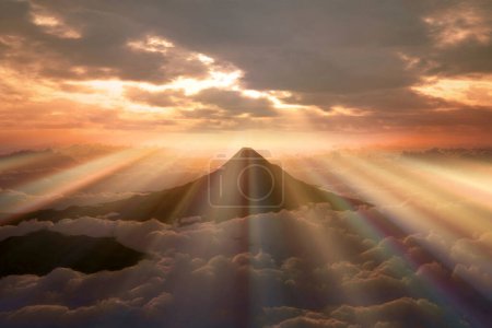 Téléchargez les photos : Lever de soleil du Mont Fuji - en image libre de droit