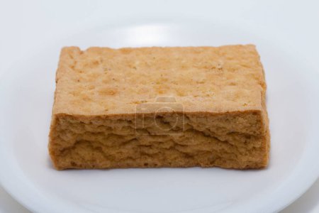 Téléchargez les photos : Savoureux tofu bouffée sur fond, gros plan - en image libre de droit