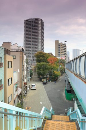 Foto de Skyline de la ciudad. Tokio, Japón. - Imagen libre de derechos