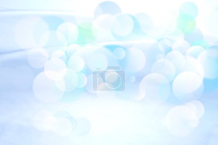 Photo for Light blue abstract bokeh background - Royalty Free Image