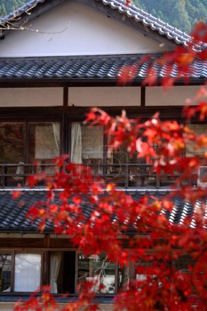 traditionelle japanische Architektur Detail