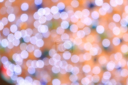 Photo for Abstract background of bokeh lights, close up - Royalty Free Image
