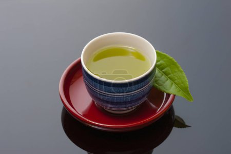 Photo for Japanese traditional matcha tea, close up - Royalty Free Image
