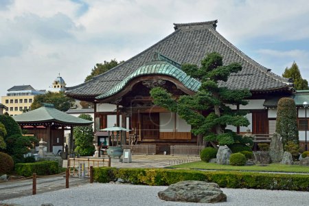 Foto de Foto artística de un pintoresco antiguo santuario japonés - Imagen libre de derechos