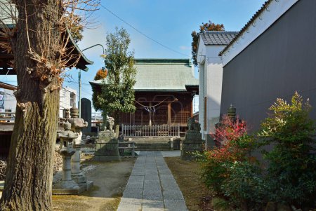 Photo for Serene photo of a traditional Japanese shrine - Royalty Free Image