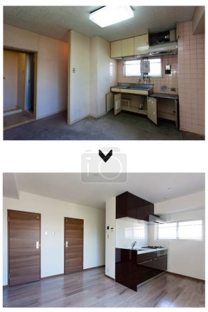 Foto de Conjunto de diseño interior de apartamento moderno - Imagen libre de derechos