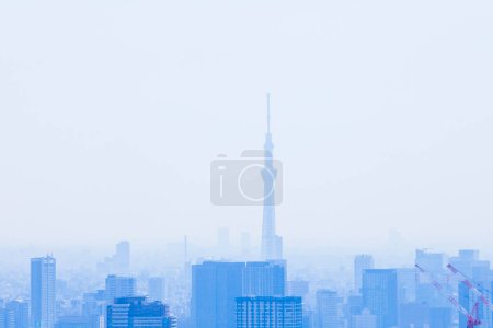 Photo for Modern city view, urban background - Royalty Free Image