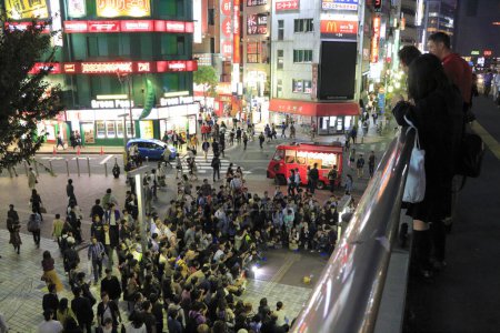 Foto de Vista de la calle en la ciudad de Tokio, Japón - Imagen libre de derechos