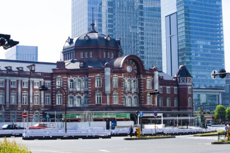 gare de Tokyo, une gare ferroviaire dans le quartier d'affaires Marunouchi de Chiyoda, Tokyo, Japon
 