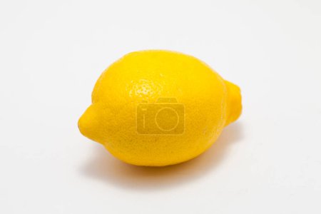 Photo for Fresh yellow lemon on background, close up - Royalty Free Image