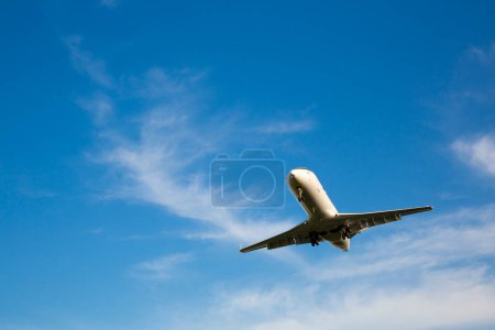 Photo for Airplane landing at the airport - Royalty Free Image