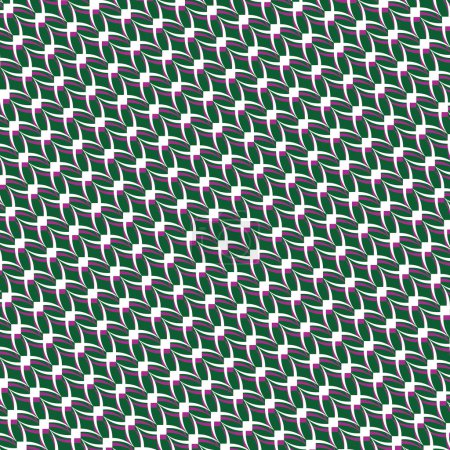 Foto de Patrón geométrico de color abstracto con ilustración computacional generativa, con imitación de piezas - Imagen libre de derechos