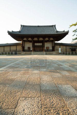 Photo for Majestic shot of a beautiful, ancient shrine in Japan - Royalty Free Image