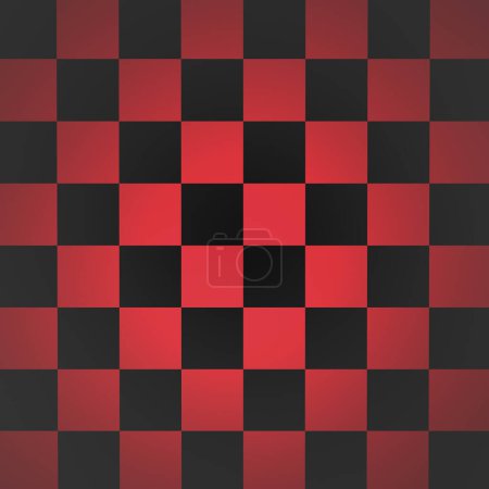 Téléchargez les photos : Motif à carreaux rouges sur un fond sombre. illustration vectorielle - en image libre de droit