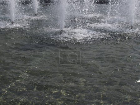 Photo for Water fountain with water splashes - Royalty Free Image