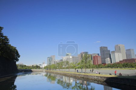 Photo for Urban background, city architecture view - Royalty Free Image