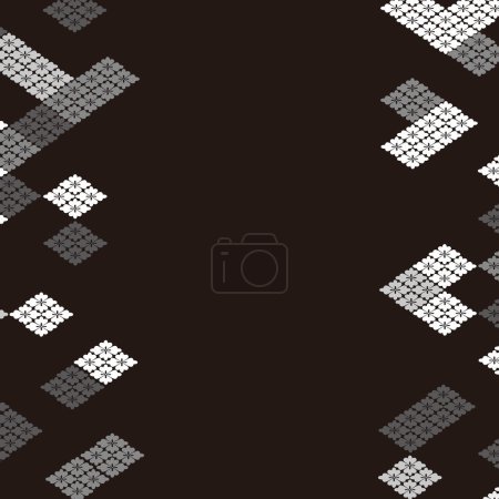 Téléchargez les photos : Un motif noir et blanc avec des carrés - en image libre de droit