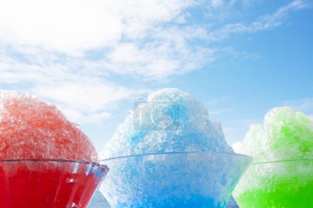 Photo for Tasty asian summer Japanese shaved ice - Royalty Free Image