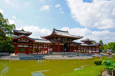 The ancient Byodoin temple in Uji, Japan