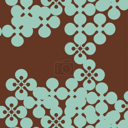 Photo for A brown and blue pattern abstrac background - Royalty Free Image
