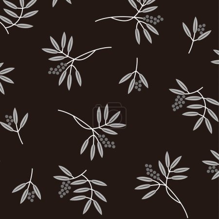 Téléchargez les photos : Illustration de motif floral japonais sans couture pour fond - en image libre de droit