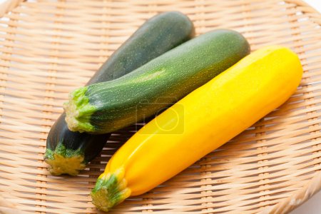 Photo for Close up view of fresh zucchinis - Royalty Free Image