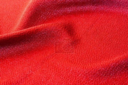 Téléchargez les photos : Fond de tissu de couleur rouge foncé, gros plan - en image libre de droit