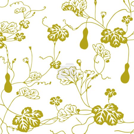 Foto de Ilustración del patrón sin costura japonés floral para el fondo - Imagen libre de derechos