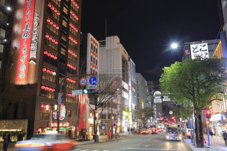 Foto de Vista nocturna de la ciudad, fondo urbano - Imagen libre de derechos