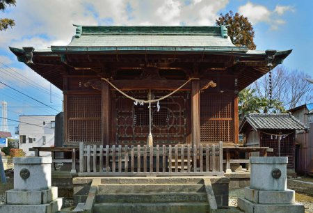 Photo for Artistic shot of a picturesque Japanese shrine - Royalty Free Image