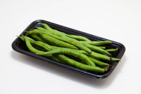 Photo for Close-up view of fresh healthy organic green beans - Royalty Free Image