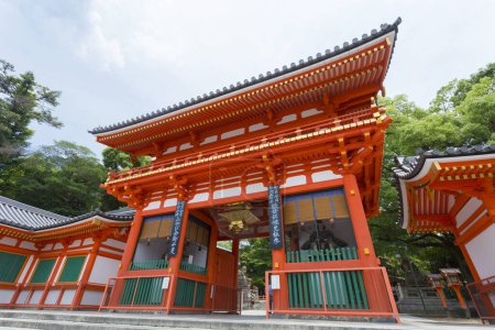 Foto de Hermosa foto de paisaje de un santuario histórico japonés - Imagen libre de derechos