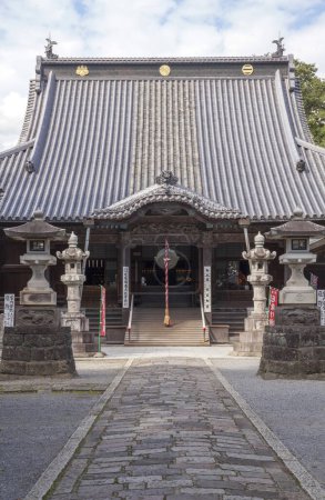 Photo for Beautiful capture of an ancient Japanese shrine - Royalty Free Image