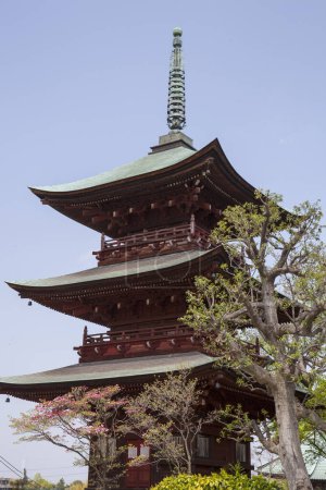 Téléchargez les photos : Pagode Chureito au printemps, Fujiyoshida, Japon - en image libre de droit