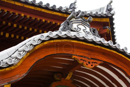 Foto de Vista panorámica de un antiguo santuario japonés - Imagen libre de derechos