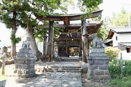Photo for Mesmerizing view of an ancient Japanese shrine - Royalty Free Image