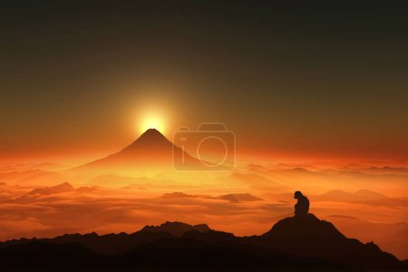 Foto de Amanecer del Monte Fuji - Imagen libre de derechos