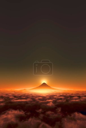 Photo for Dawn of Mount Fuji - Royalty Free Image