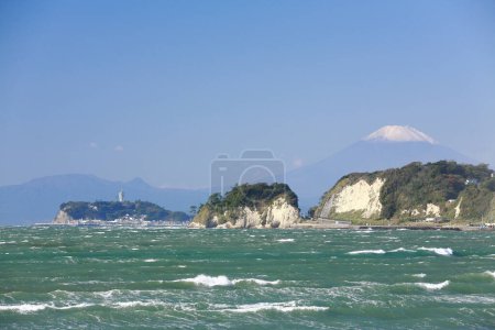 Photo for Mt. Fuji and Enoshima, Japan's most iconic landscapes - Royalty Free Image